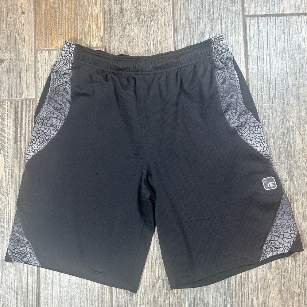 AND1 Men's Black‎ Basketball Athletic Shorts Size Large L
